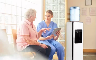 Mit üzen a vízadagoló egy egészségügyi intézményben?